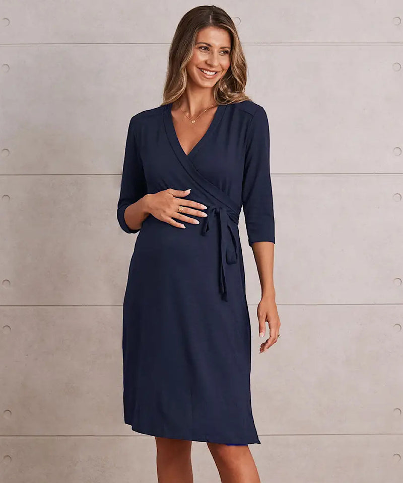 The Classic Feeding Wrap Dress