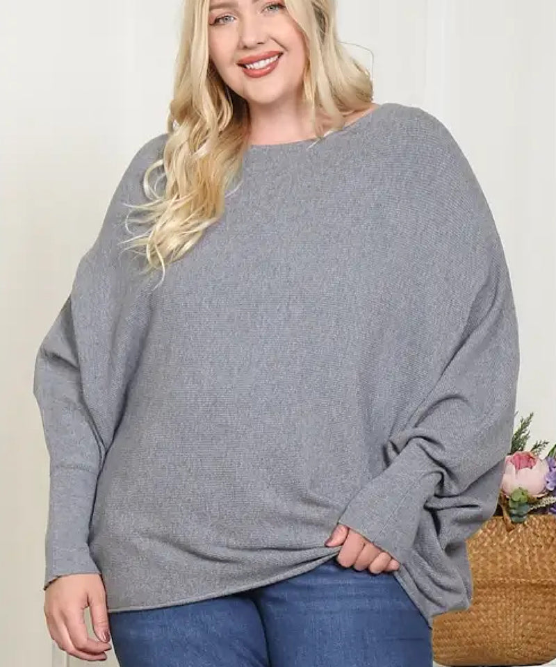 The Plus Size Dolman Maternity Top