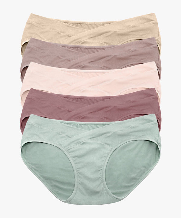 Under-The-Bump Bikini Underwear (5 Pack - Pastel)