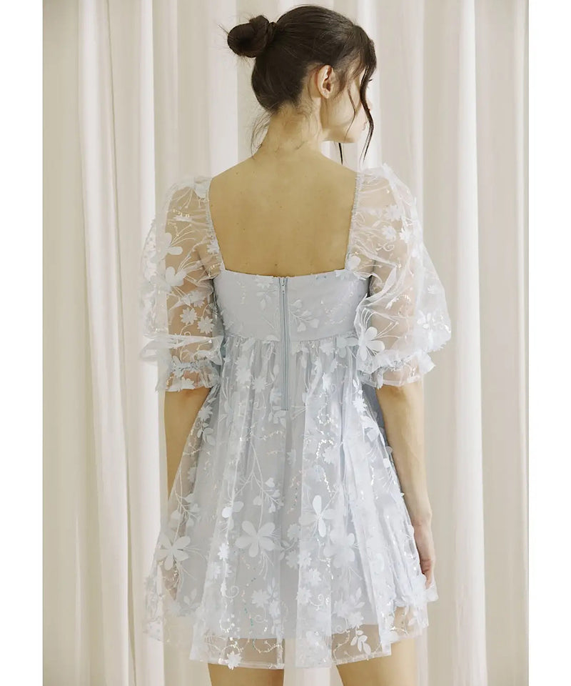 The Georgina Dress (Baby Blue)