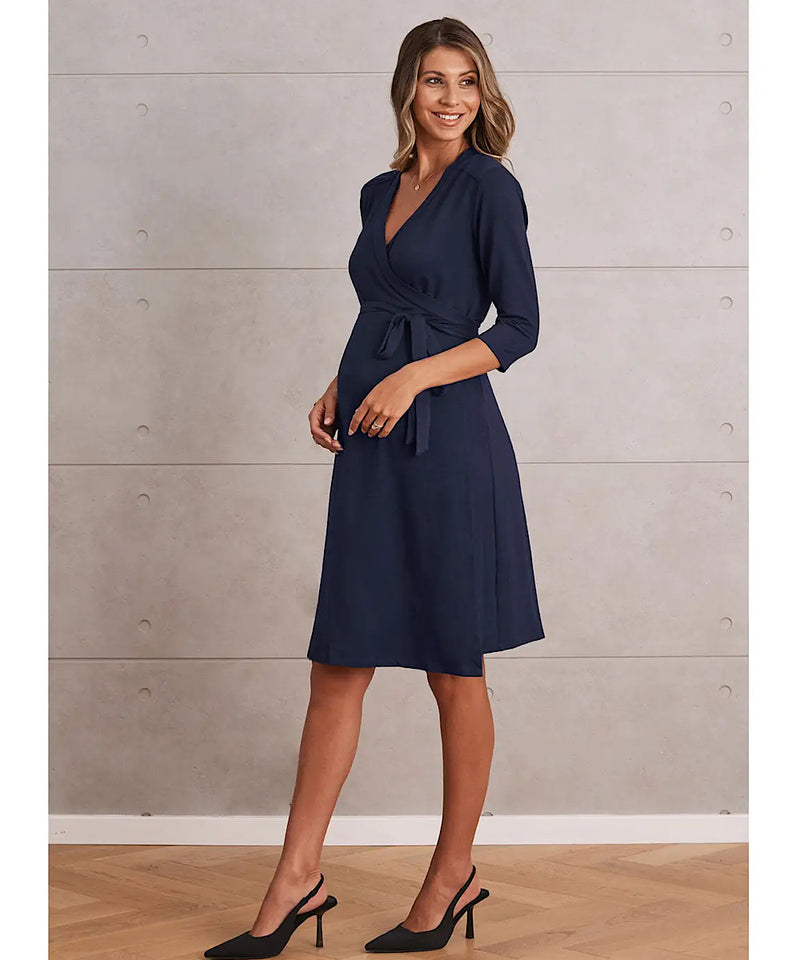 The Classic Feeding Wrap Dress