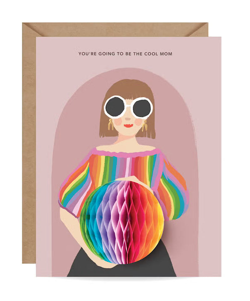 Pregnancy Pop-Up Card: Cool Mom