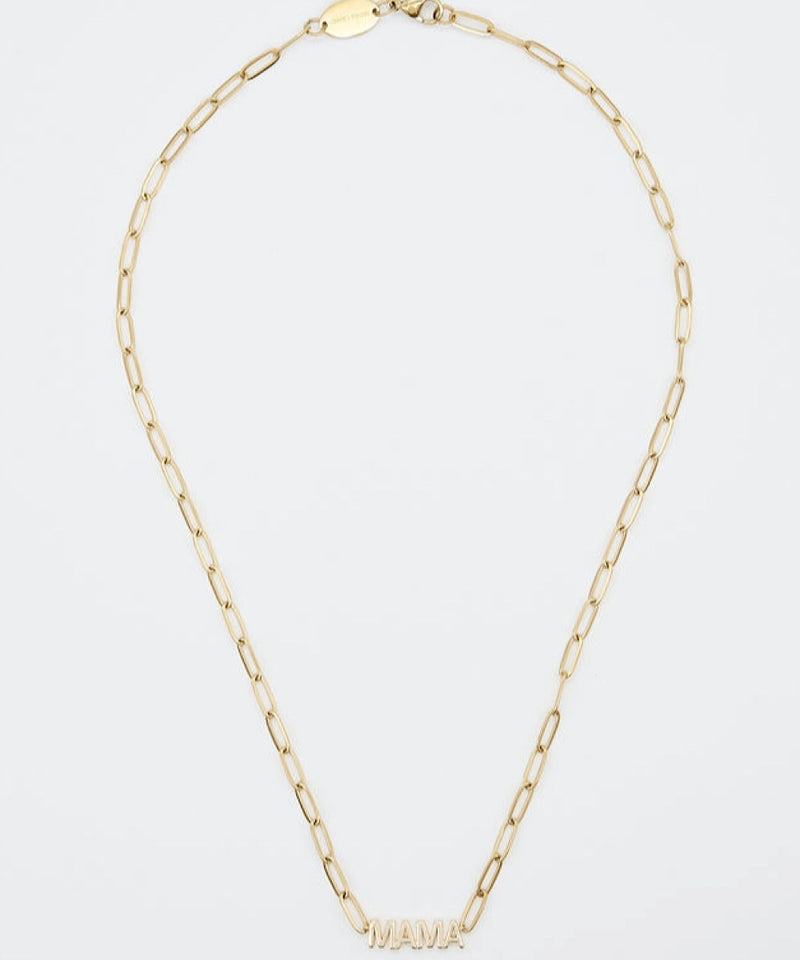 The Mama Paperclip Necklace