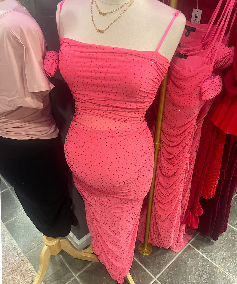 The Jennan Rhinestone Dress