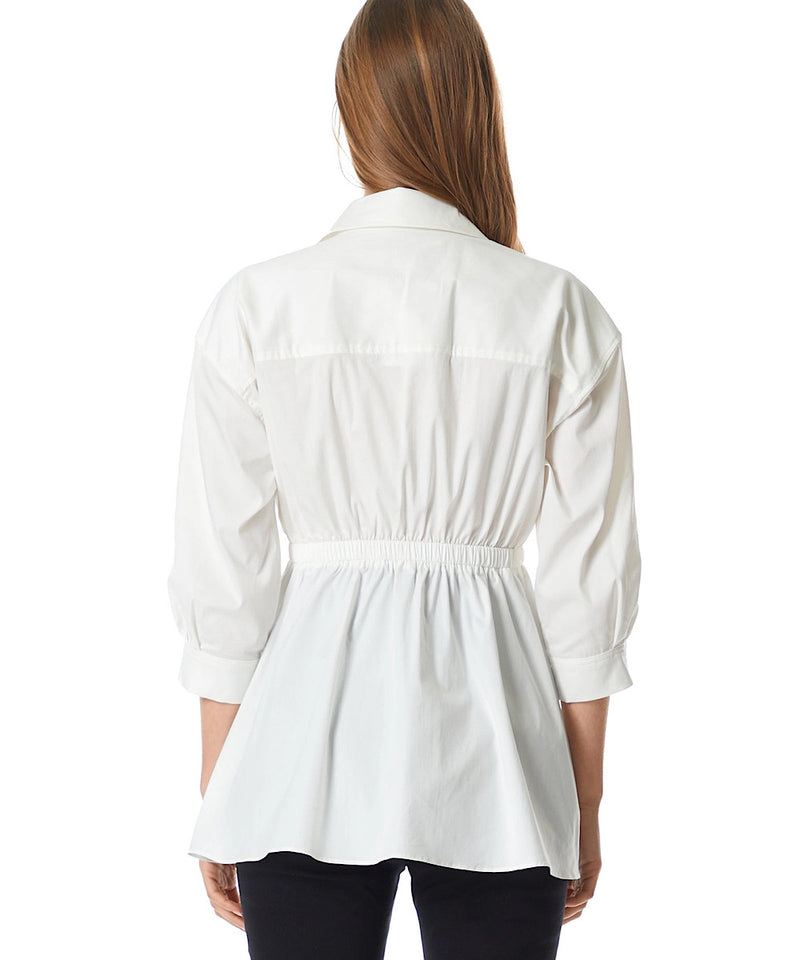 The Luna 3/4 Peplum Top