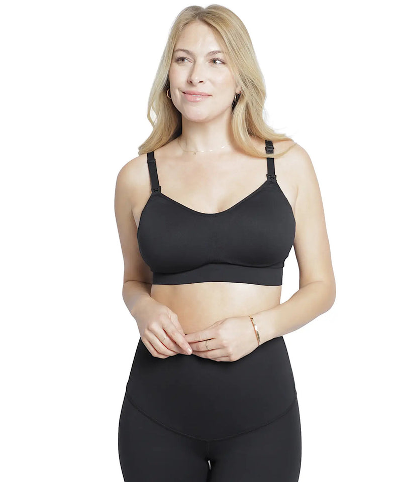 Women’s Cooling Nursing Pump Bra (Black)