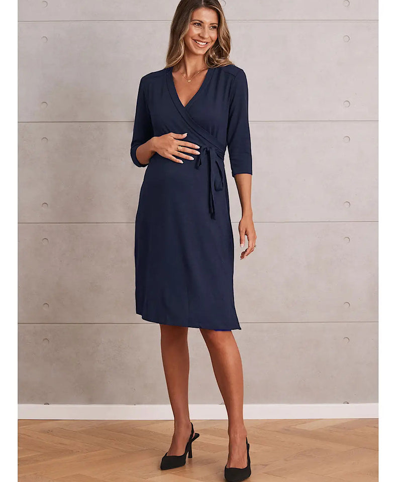 The Classic Feeding Wrap Dress