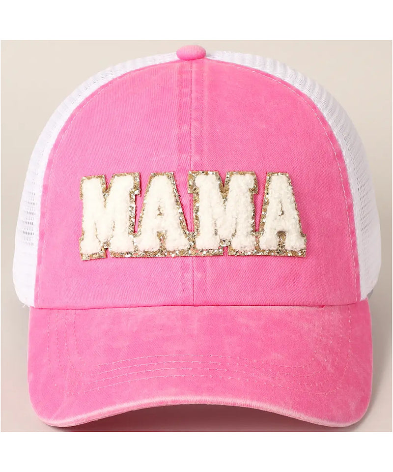 MAMA Glitter Baseball Cap