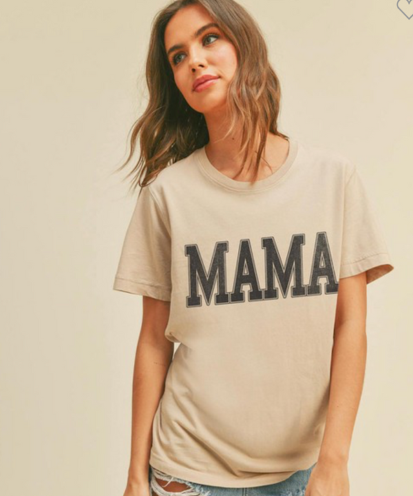MAMA Graphic Tee (Almond)