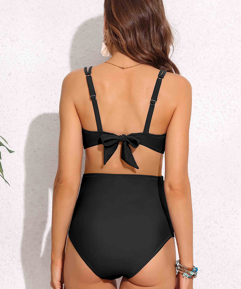 The High Waist Maternity Scalloped Swimsuit