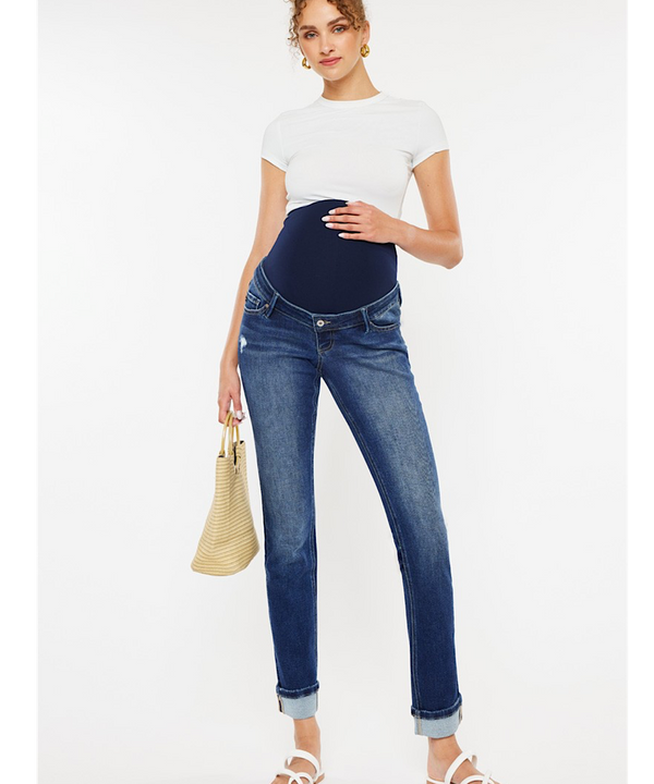 The Straight Fit Full Band Cuff Jean