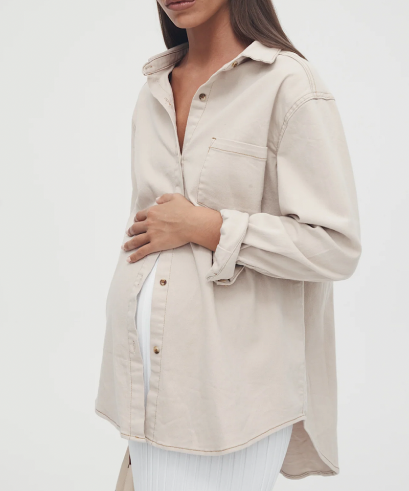 The Denim Shirt (Sandstone)