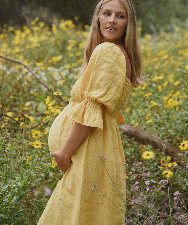 The Deia Dress (Sunflower)