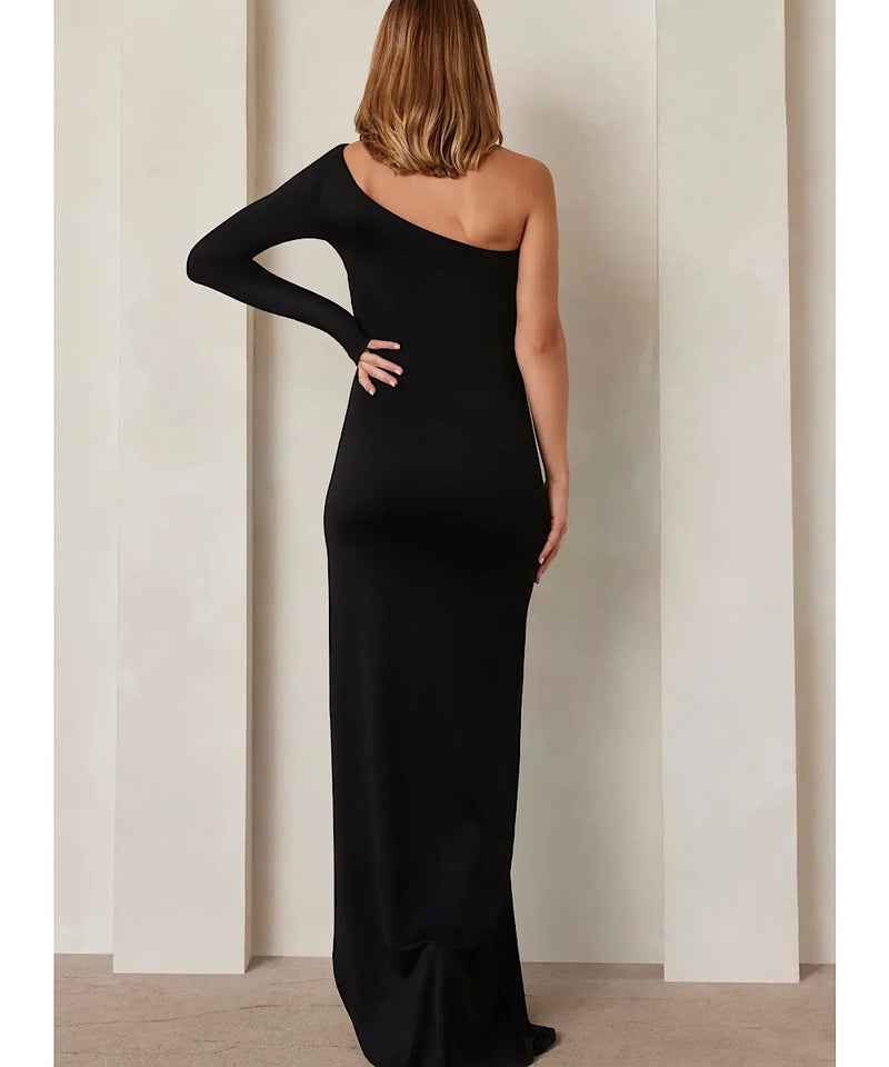 BUMPSUIT: The One-Shoulder Evening Dress