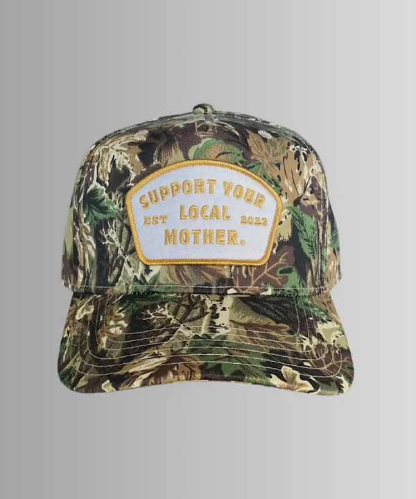 The Support Your Local Mother Patch Hat- Camo