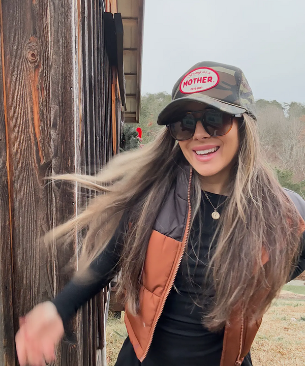 The Vintage Mother Patch Hat - Camo