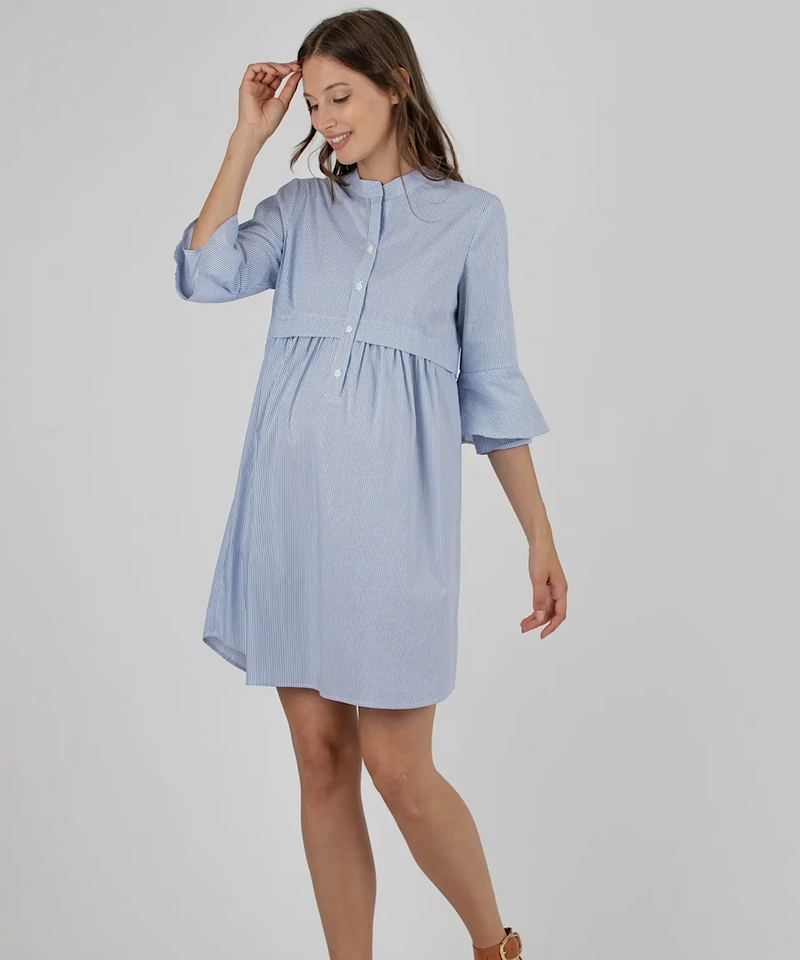 The Heidi Blue Midi Dress