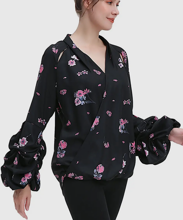 The Brooklyn Nursing Floral Print Blouse