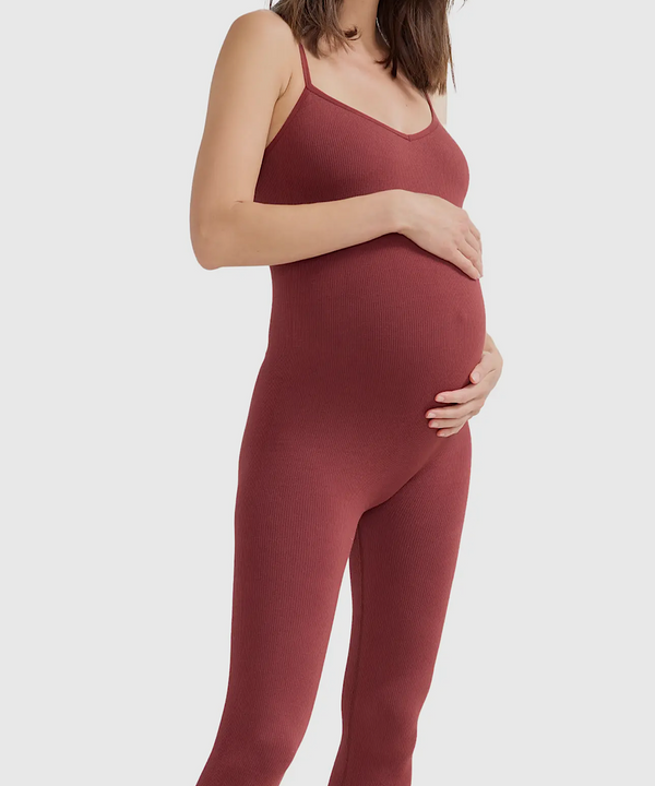 HATCH: The Body Ribbed Unitard (Cinnamon)