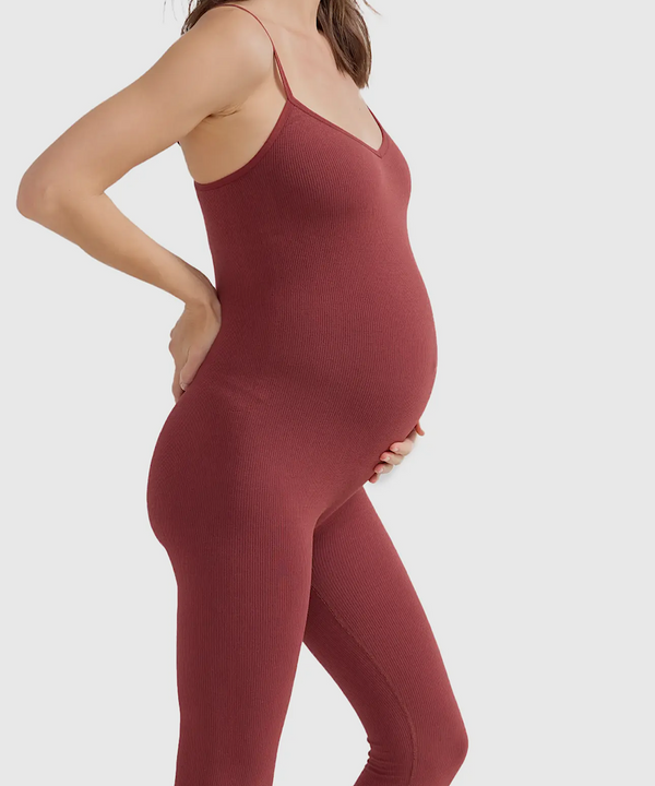 HATCH: The Body Ribbed Unitard (Cinnamon)