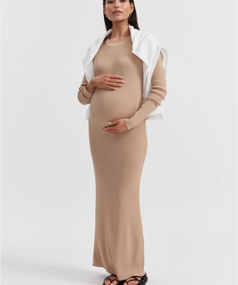 The LS Formentera Maxi Dress (Latte)