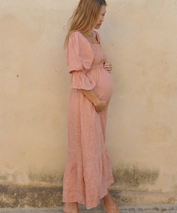 The Deia Dress (Gigi Pink)