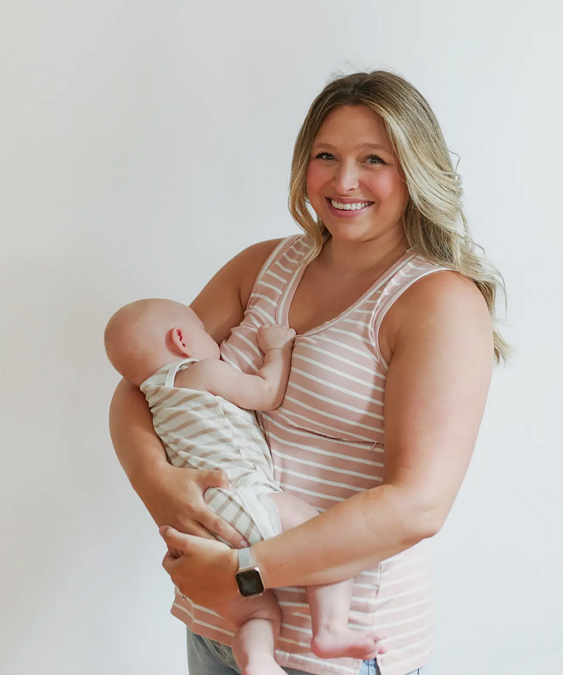 The Invisible Zip Breastfeeding Tank Top