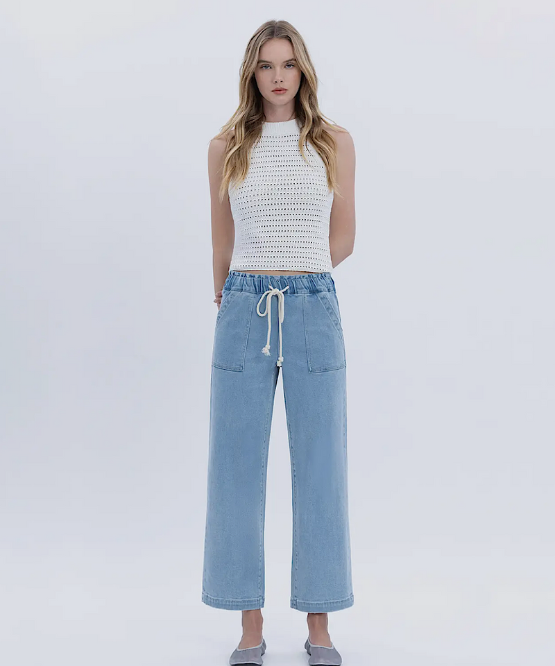 The Cool Mom Drawstring Jean