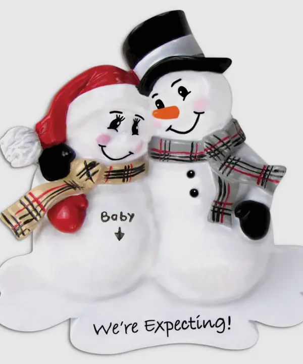 We're Expecting! Family Ornament - Couple