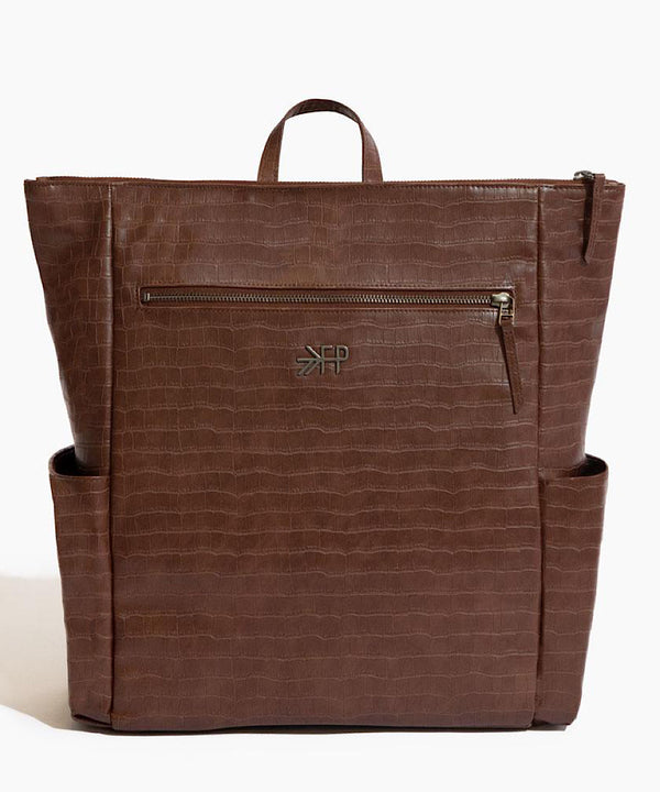 Freshly Picked: Chocolate Croc Minimal Backpack