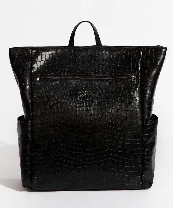 Freshly Picked: Ebony Croc Minimal Backpack