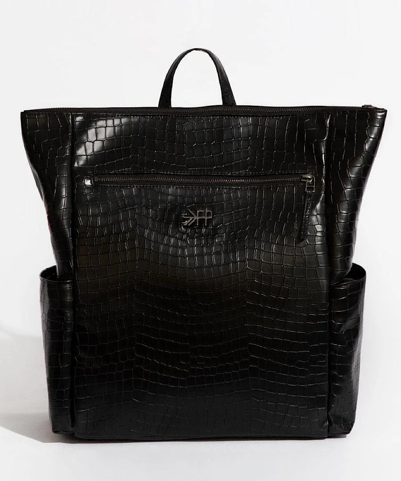 Freshly Picked: Ebony Croc Minimal Backpack