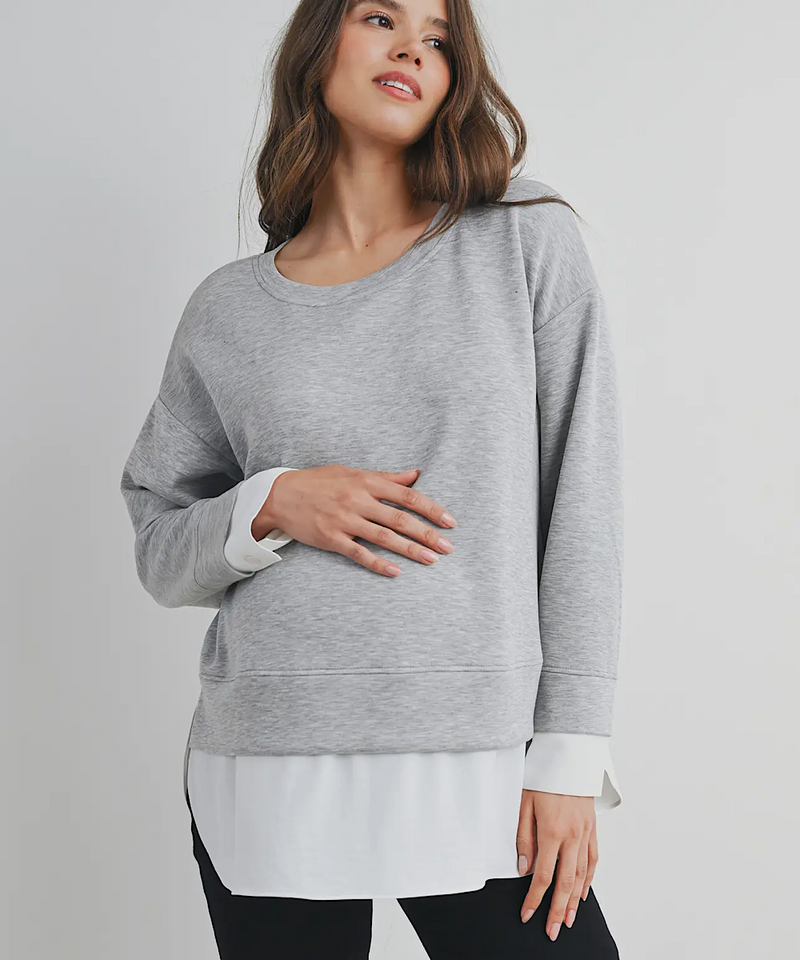 The Kelly Twofer Pullover Top