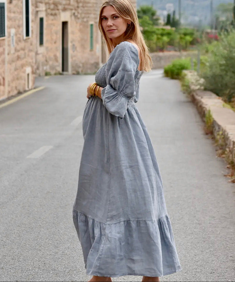 The Deia Dress (Blue)