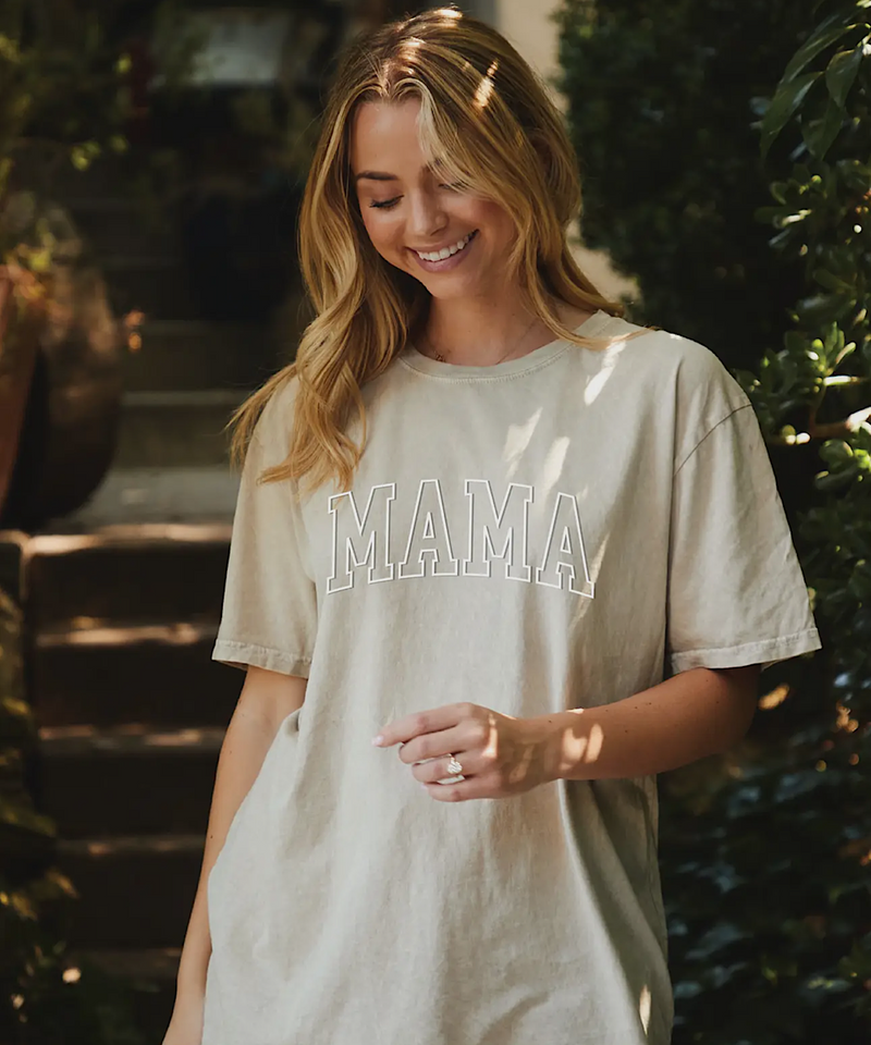 Mama Oversized Mineral Top (Mineral Tan)