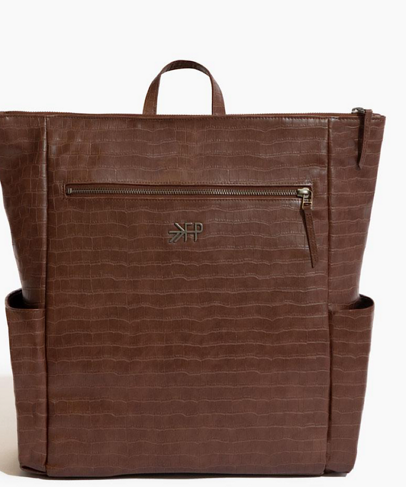 Freshly Picked: Chocolate Croc Minimal Backpack