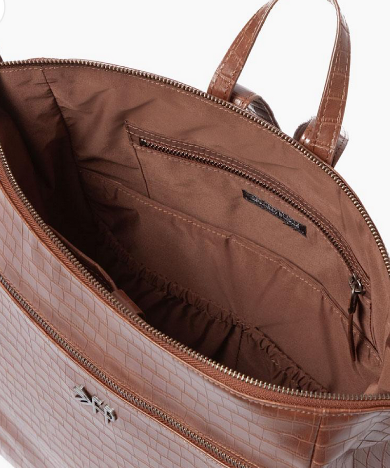 Freshly Picked: Chocolate Croc Minimal Backpack