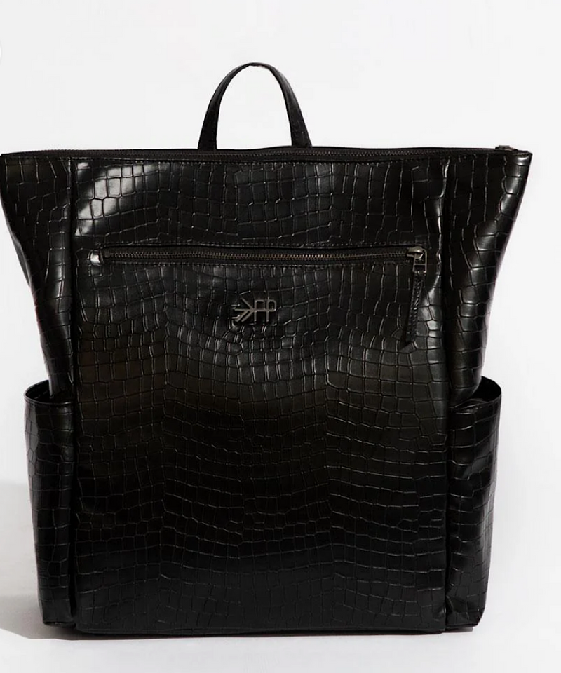 Freshly Picked: Ebony Croc Minimal Backpack