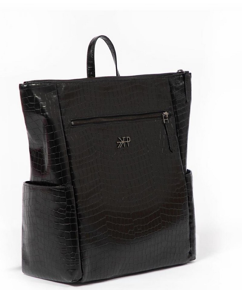 Freshly Picked: Ebony Croc Minimal Backpack