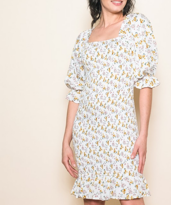 The Grayson Dress (Cream)