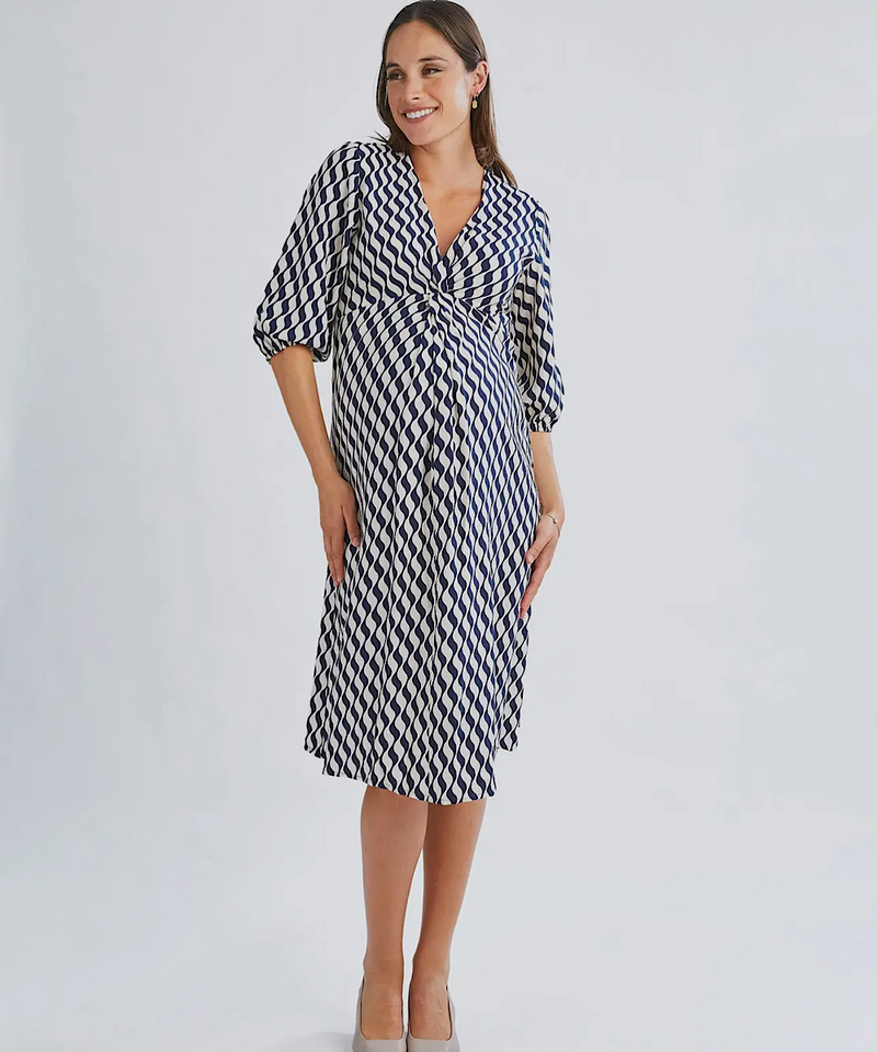The Elea Geometric Wave Dress