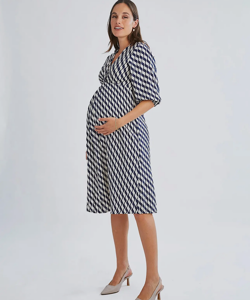 The Elea Geometric Wave Dress