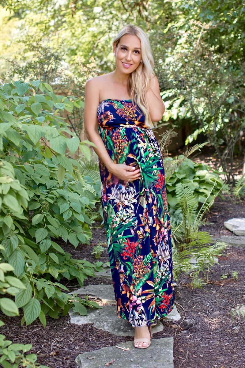 The Camila Maternity Maxi Dress