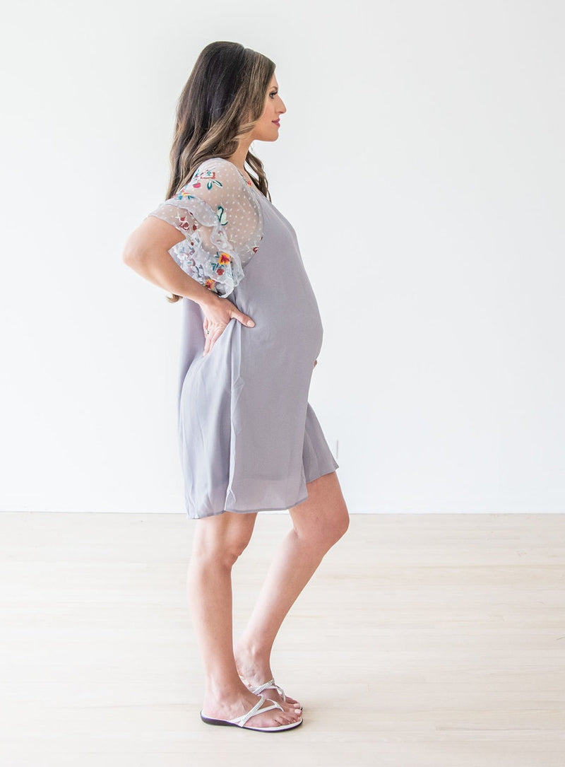 The Isabella Boho Maternity Dress