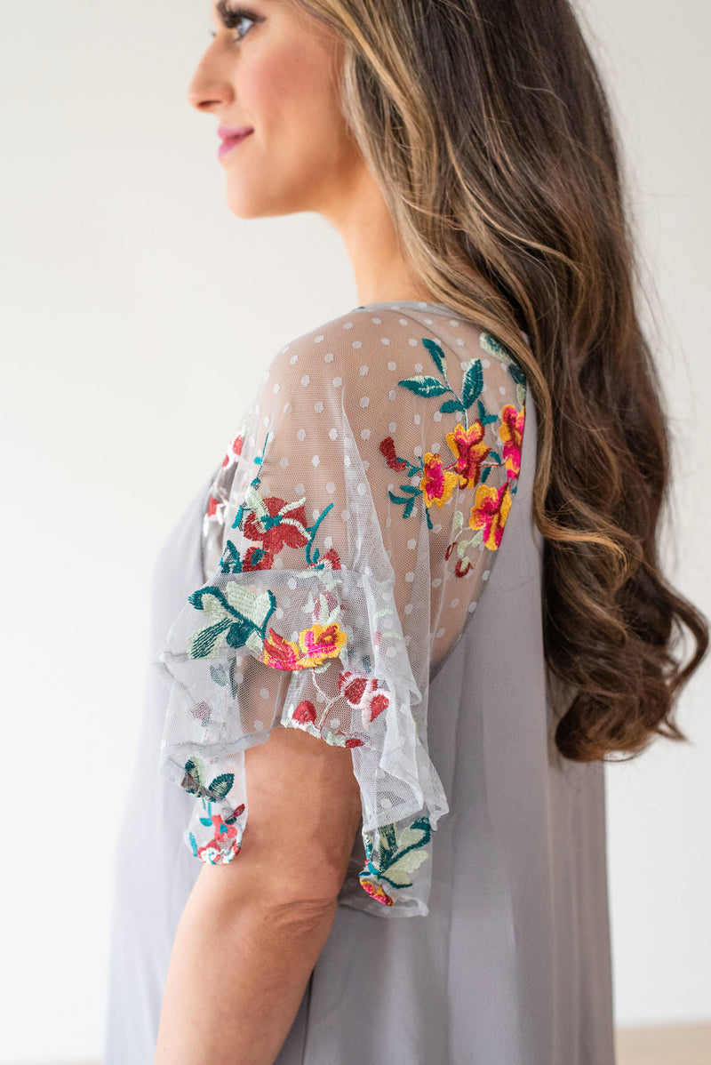 The Isabella Boho Maternity Dress