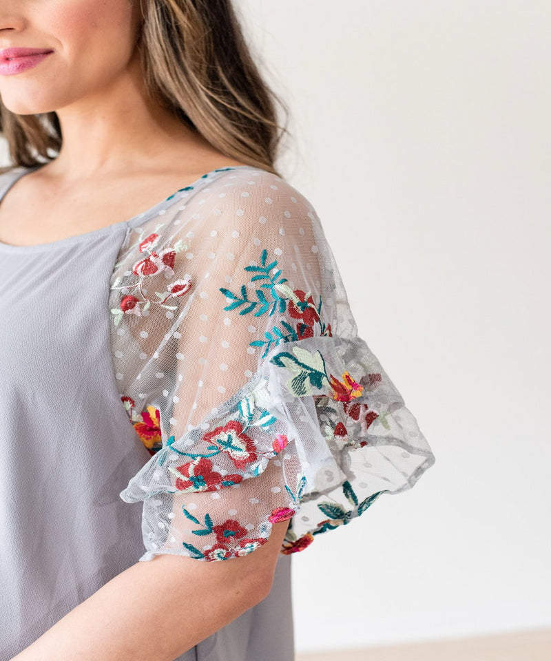 The Isabella Boho Maternity Dress