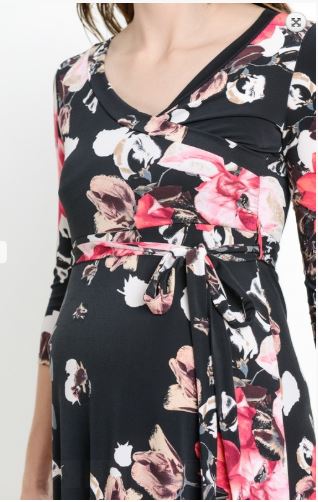 The Maria Maternity Maxi Dress