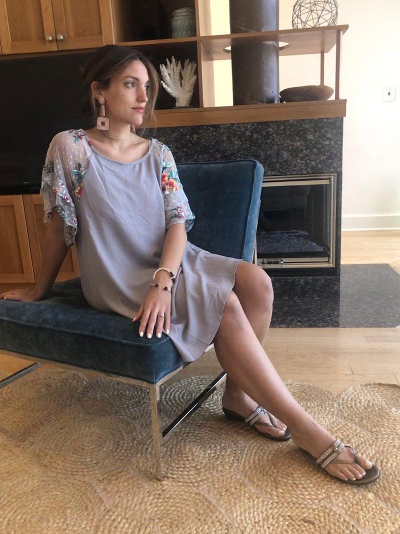 The Isabella Boho Maternity Dress