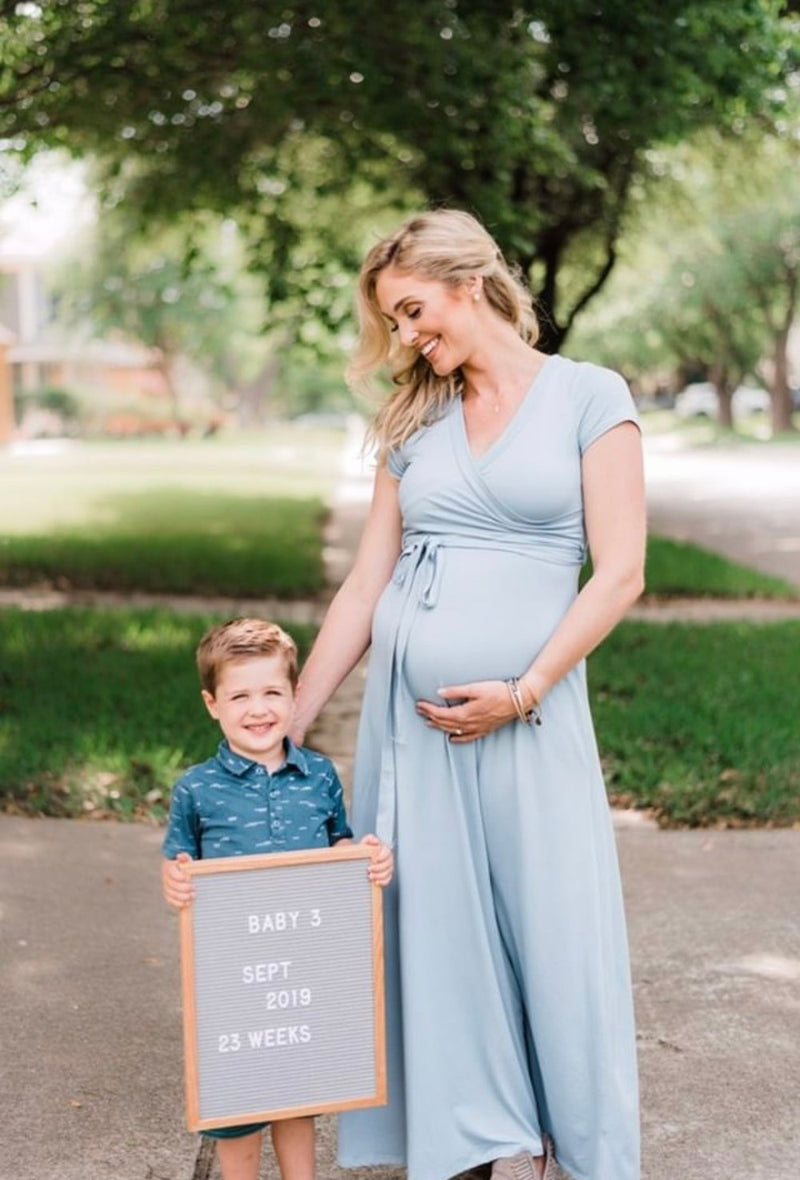 The Skylar Maternity Maxi Dress