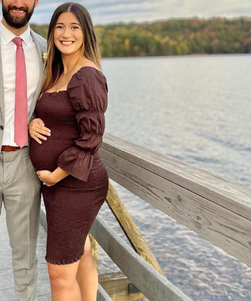 The Cassie Dress - Brown